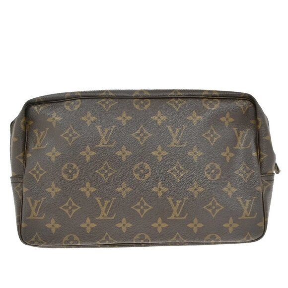 LOUIS VUITTON Trousse Toilette 28 Clutch Hand Bag Monogram Brown M47522 67EF056 - Picture 1 of 16